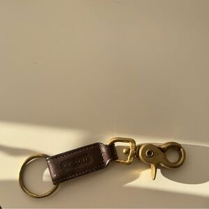 Vintage Coach Trigger Snap Key Fob